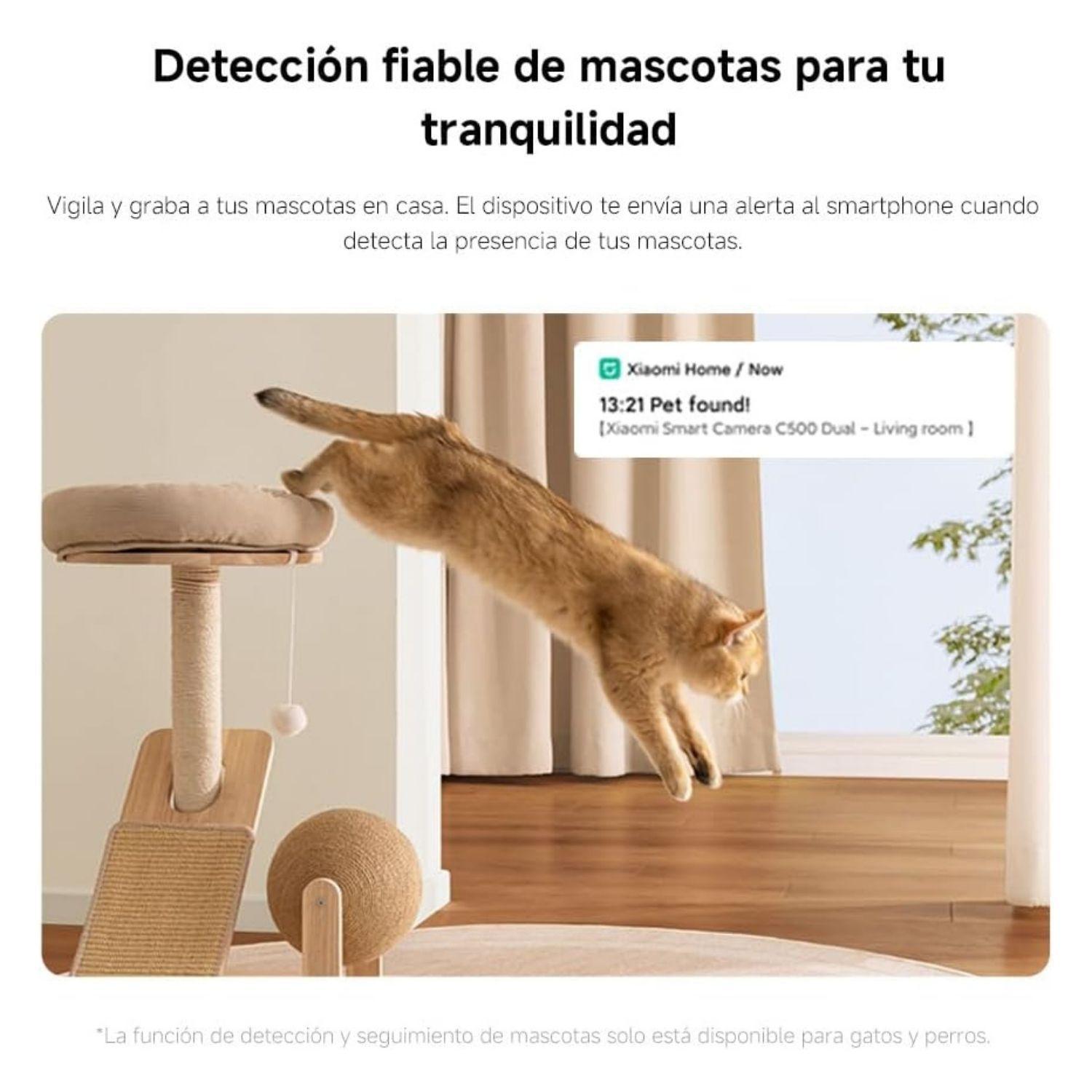 Xiaomi Cámara de Seguridad C500 Dual 2.5K WiFi 6 Visión Nocturna Blanco-4