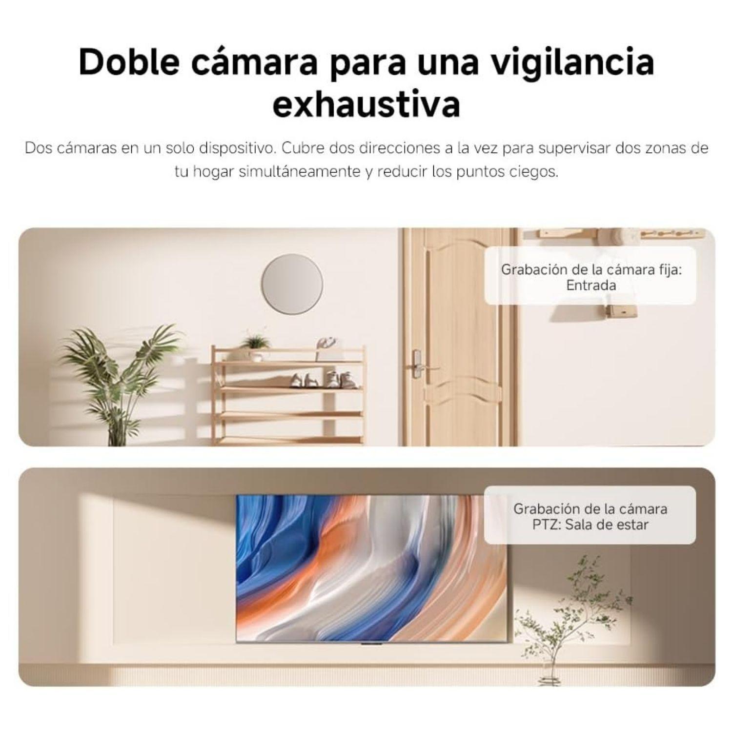 Xiaomi Cámara de Seguridad C500 Dual 2.5K WiFi 6 Visión Nocturna Blanco-7