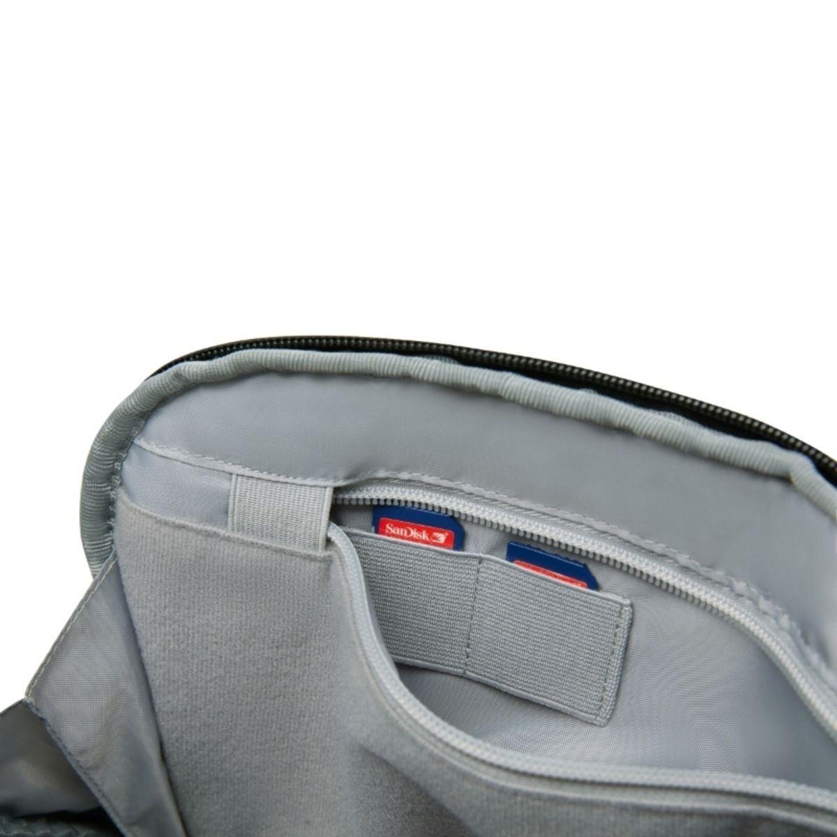 Bagsmart Bolso GUIL crossbody de lona para cámara - Negro-4