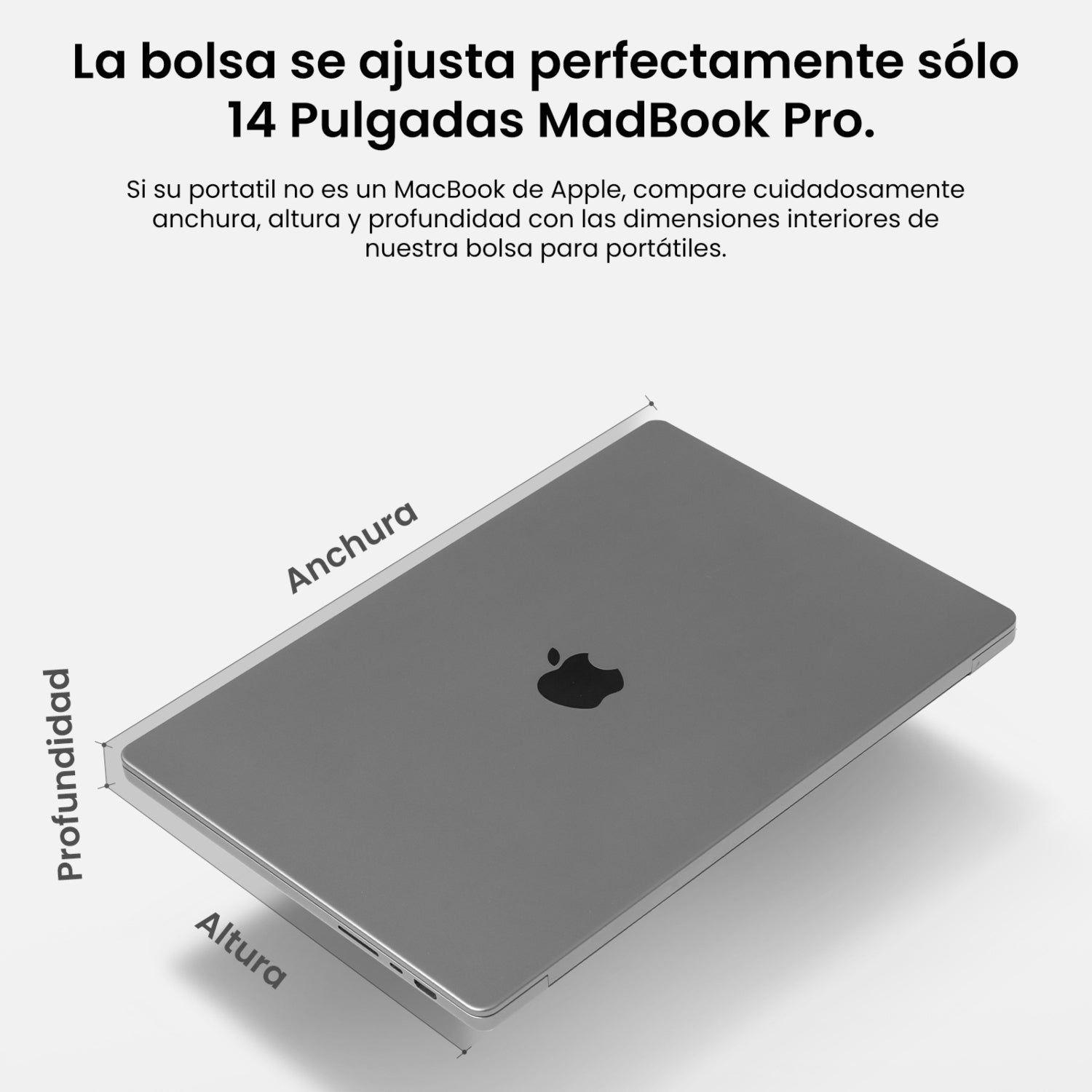 Tomtoc Funda Defender-A13 para MacBook Pro de 14" Azul Niebla-8