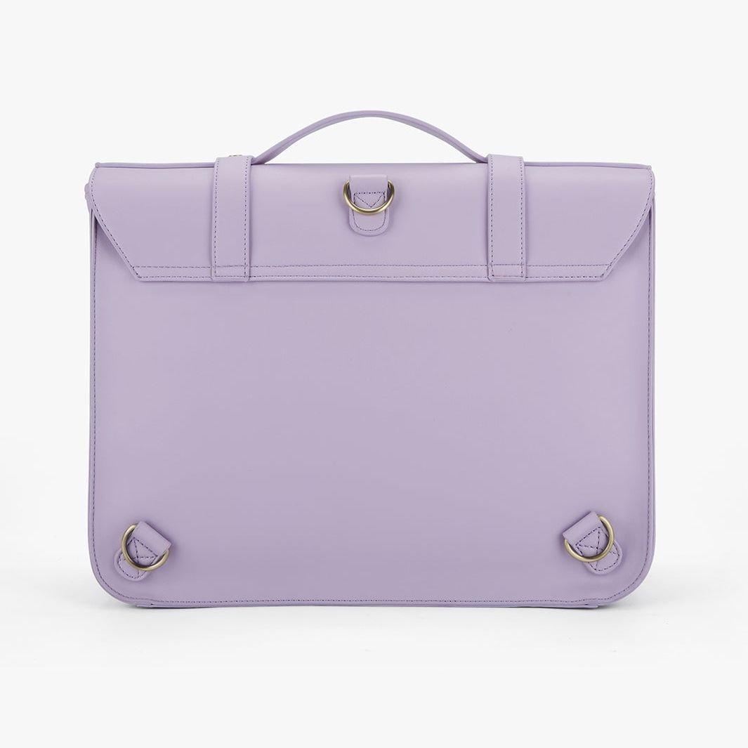 Ecosusi Mochila y Maletín con Lazo Removible Summer Garden Romance para 14" - Morado-6