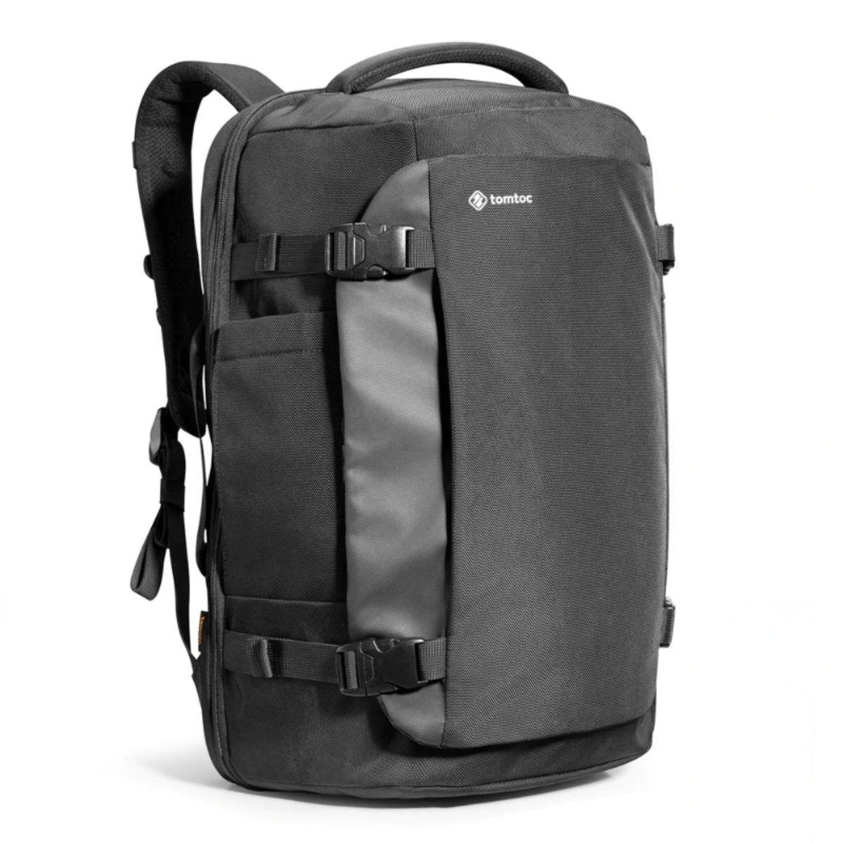 Tomtoc Mochila de Viaje Navigator-T66 para Notebook 17.3" 40L - Negro-0