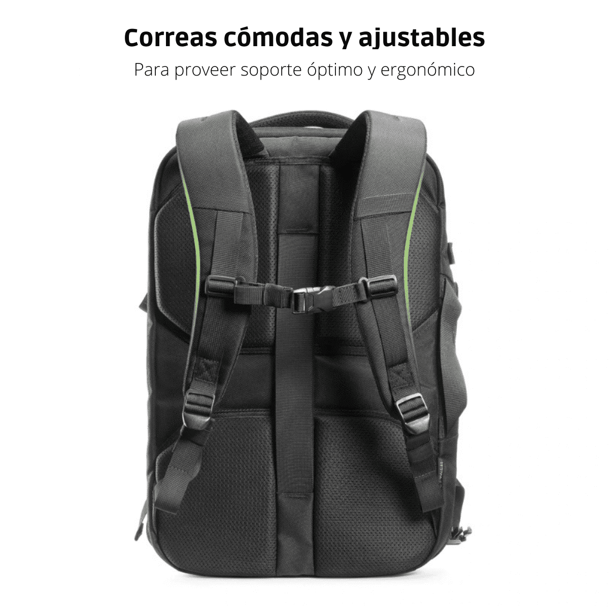 Tomtoc Mochila de Viaje Navigator-T66 para Notebook 17.3" 40L - Negro-7