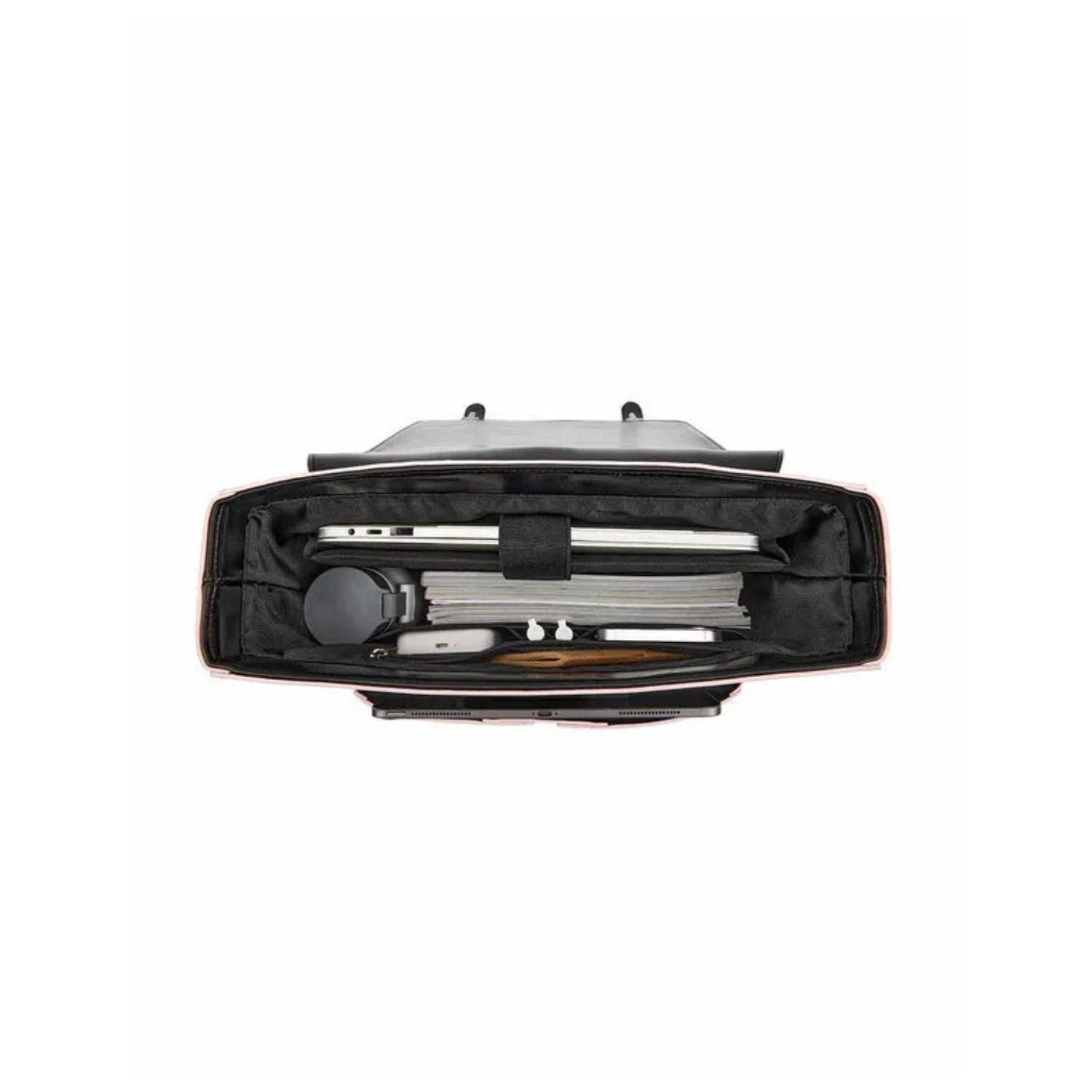 Ecosusi Mochila Vintage Emily para Notebook 15,6” - Negro Rosa-6