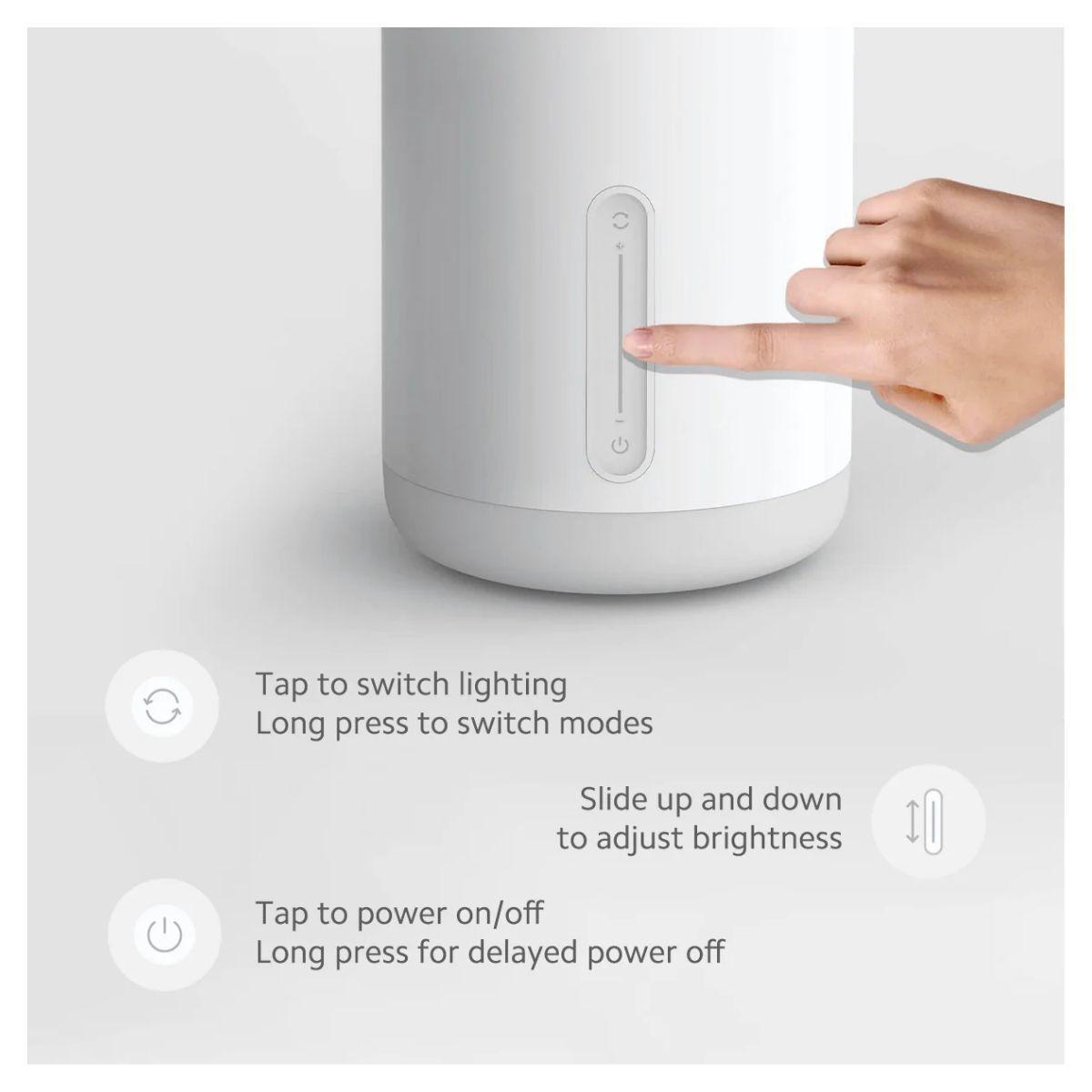Xiaomi Lámpara LED MI Bedside Lamp 2 LED Wi-Fi - Blanco-5