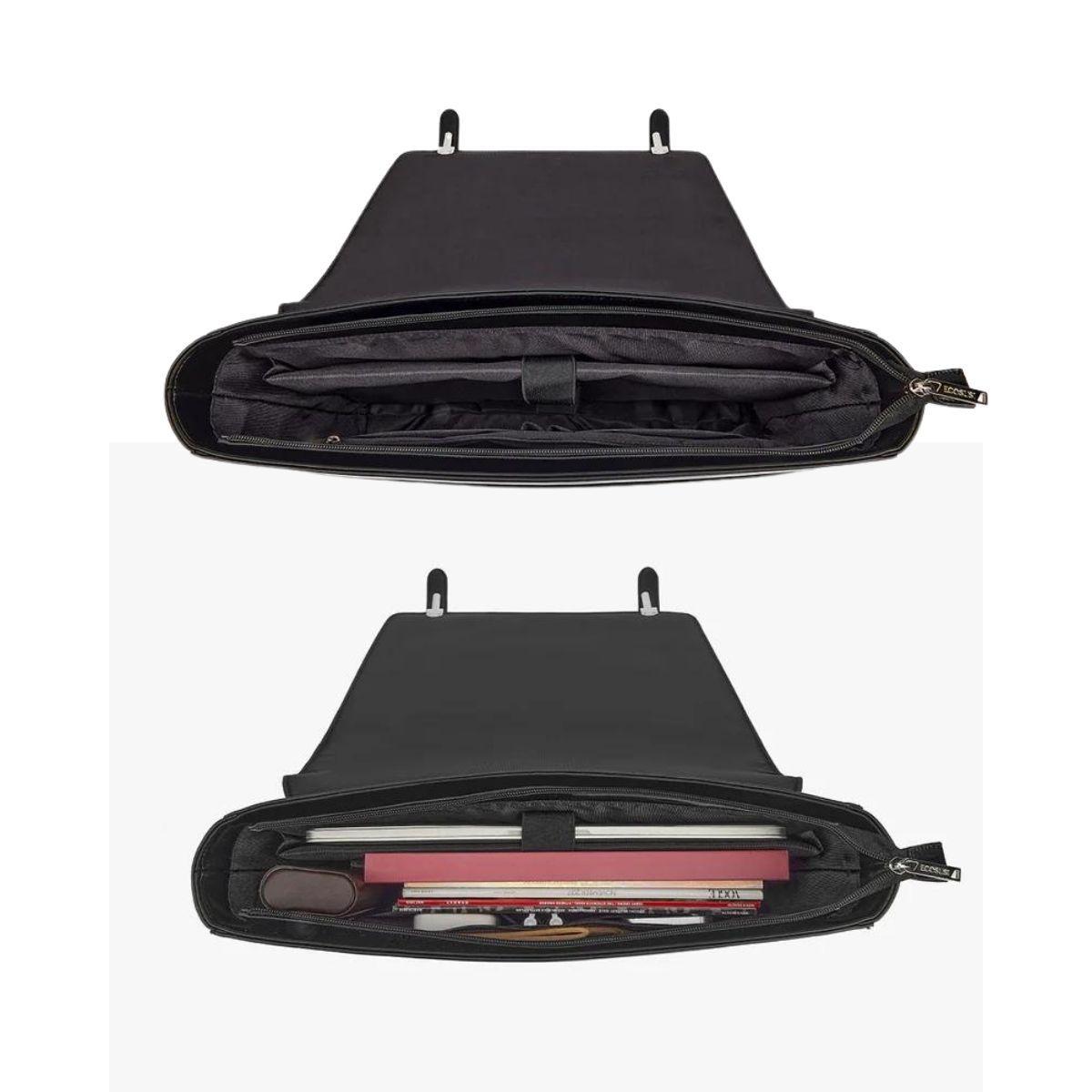 Ecosusi Maletín y Mochila Victor para Notebook 15,6” - Negro-6