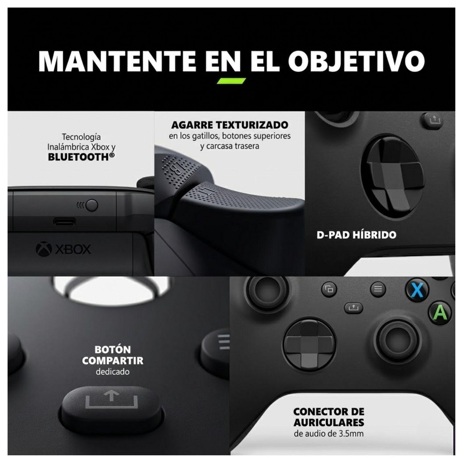 Microsoft Control Inalámbrico para XBOX USB-C 40 Horas Negro-5
