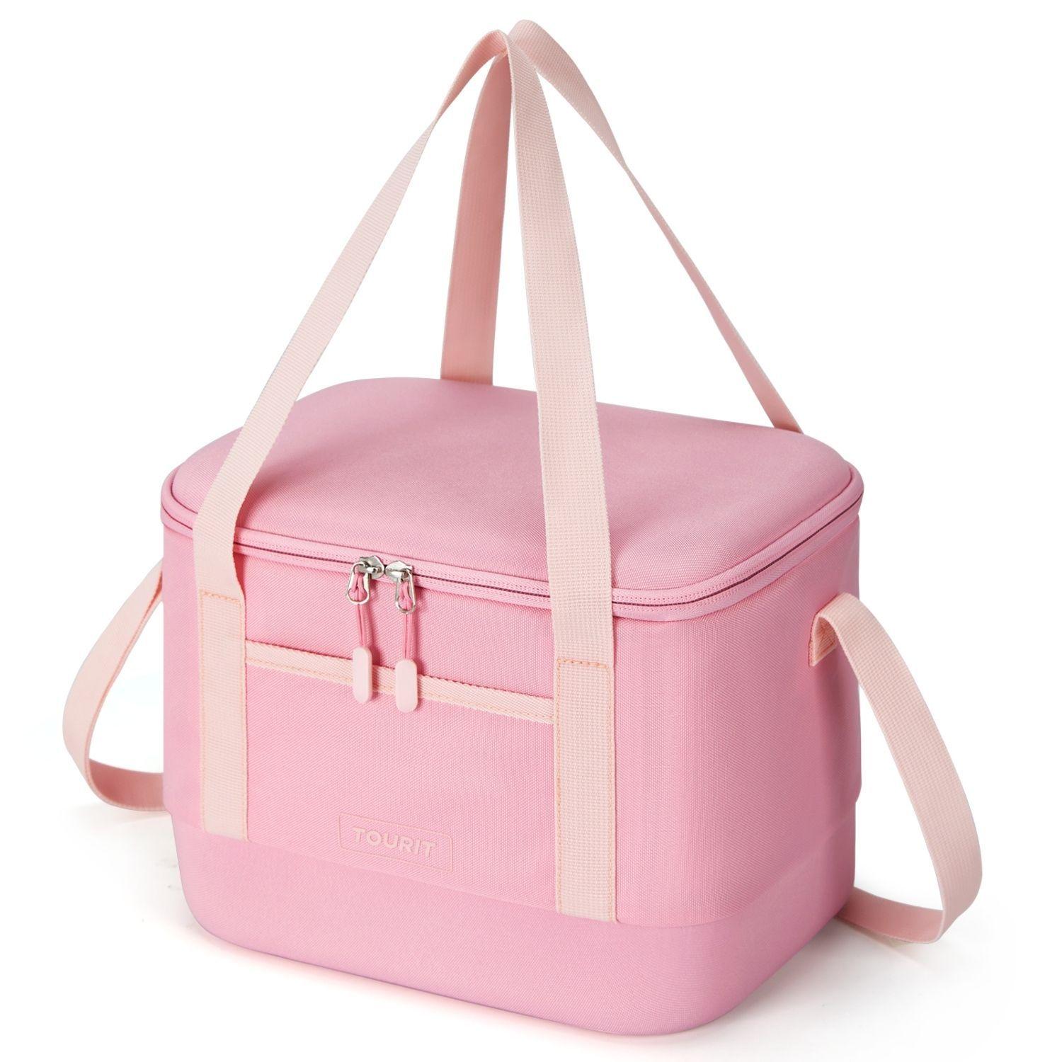 Tourit Bolso Cooler Térmico Daily 16 latas 12L Impermeable Rosado-2