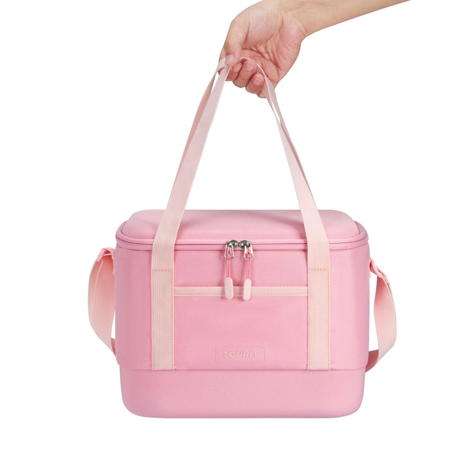 Tourit Bolso Cooler Térmico Daily 16 latas 12L Impermeable Rosado-3