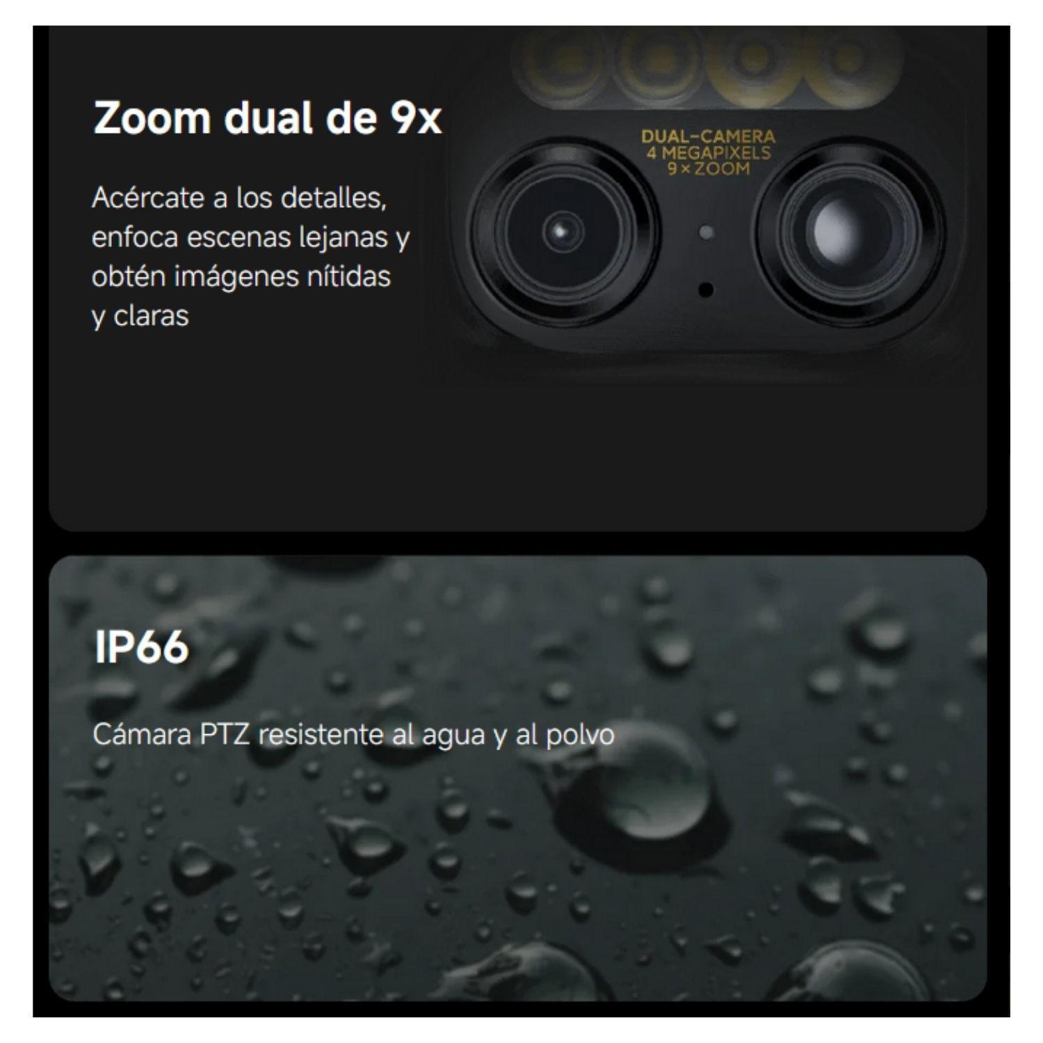 Xiaomi Cámara de Seguridad Outdoor CW700S Lente Dual 4MP Blanco-3