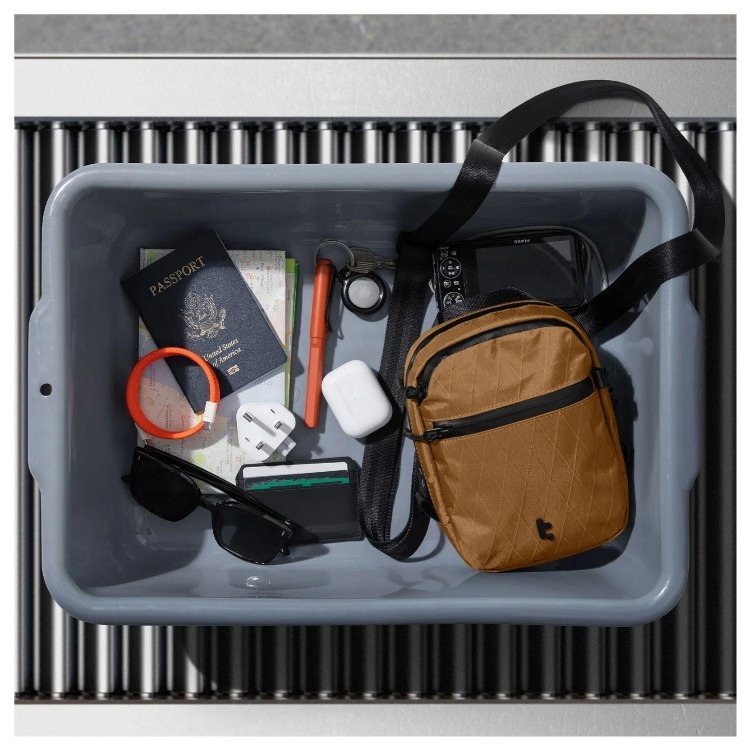 Tomtoc Bolso Bandolera de Viaje Aviator-T37 RFID Versión X-Pac Marrón-4