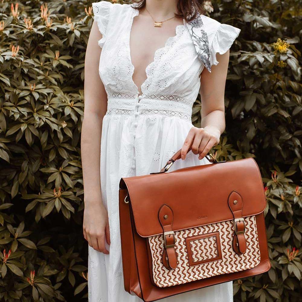 Ecosusi Maletín Messenger bag WAFFLES para laptop 15.6”-1