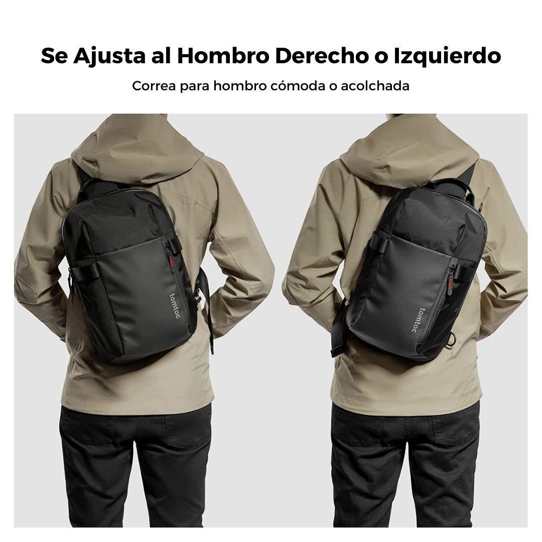 Tomtoc Bolso Sling Navigator-T24 para MacBook Air/Pro 13" - Negro-5