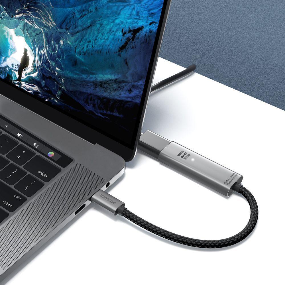 Tomtoc Adaptador USB-C a Display Port 1.4 4K para Macbook-4