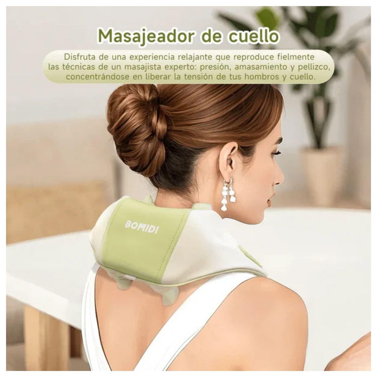 Bomidi Masajeador de Cuello y Hombros MP2 Lite Verde-5