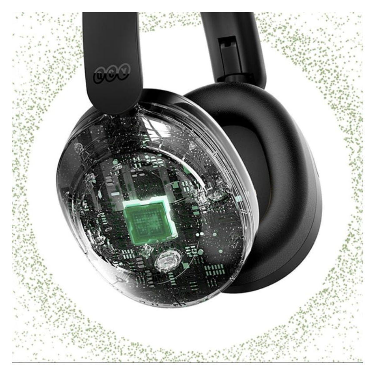 QCY H4 Audifonos Bluetooth Inalámbricos ANC - Negro-7