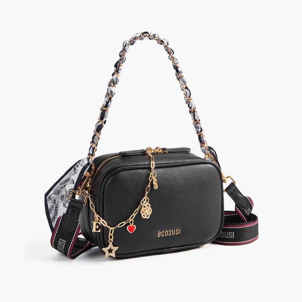 Ecosusi Bolso Bandolera Lola Vibe de 1.7L para 6,3" Negro-0