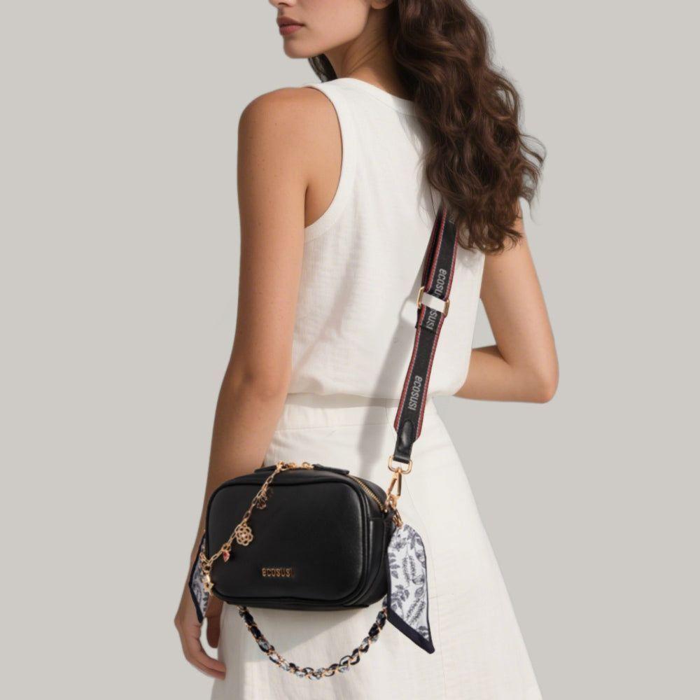 Ecosusi Bolso Bandolera Lola Vibe de 1.7L para 6,3" Negro-2