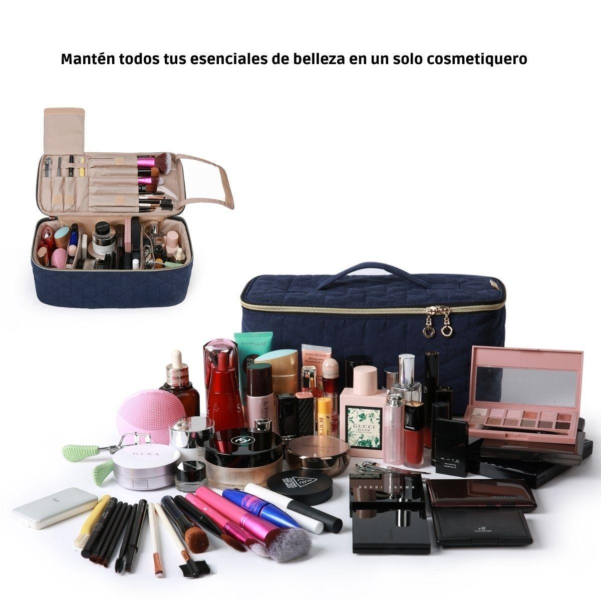 BAGSMART Estuche de Maquillaje Aurora para viajar- Azul Oscuro-2