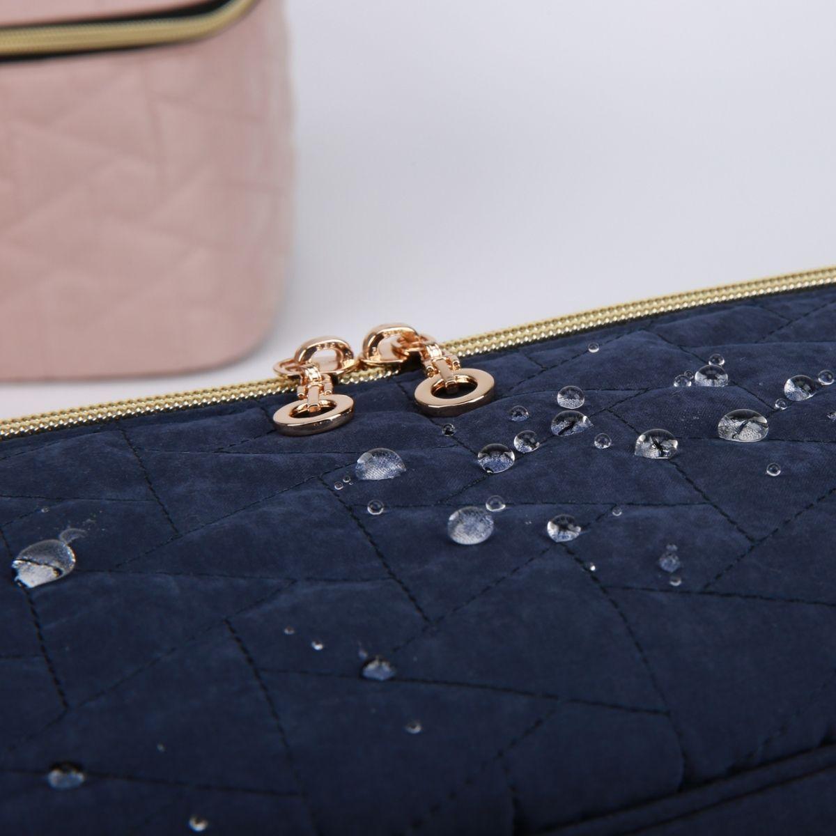 BAGSMART Estuche de Maquillaje Aurora para viajar- Azul Oscuro-6
