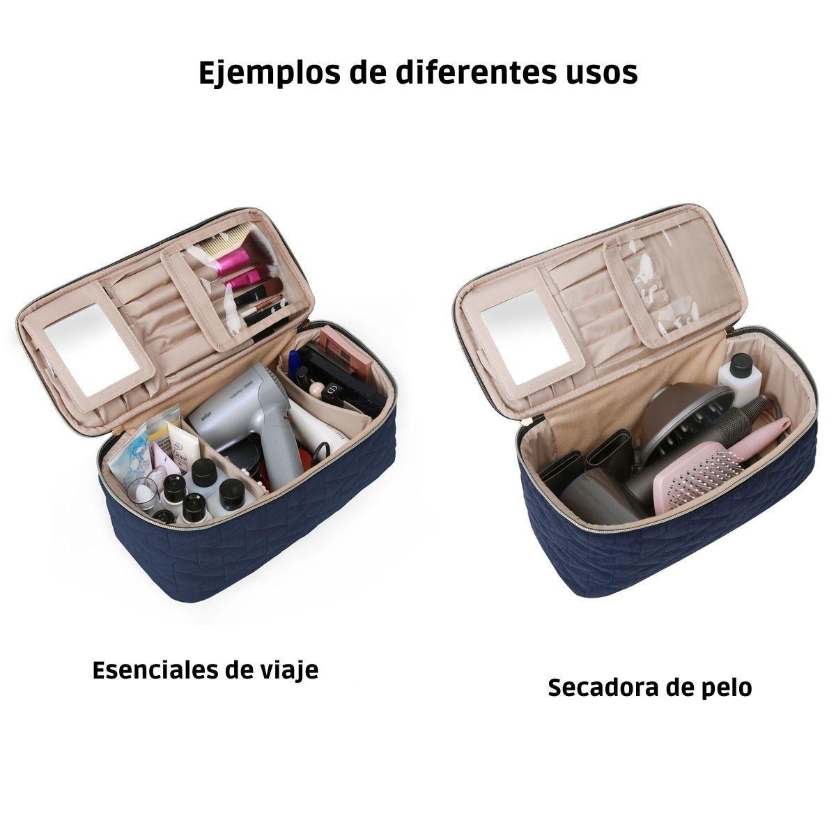 BAGSMART Estuche de Maquillaje Aurora para viajar- Azul Oscuro-3