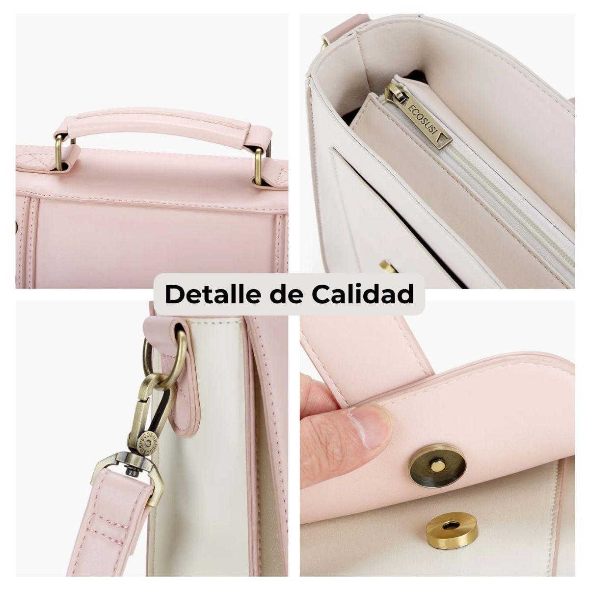 Ecosusi Bolso Bandolero Msj Small Bow 13.2" Rosado-6