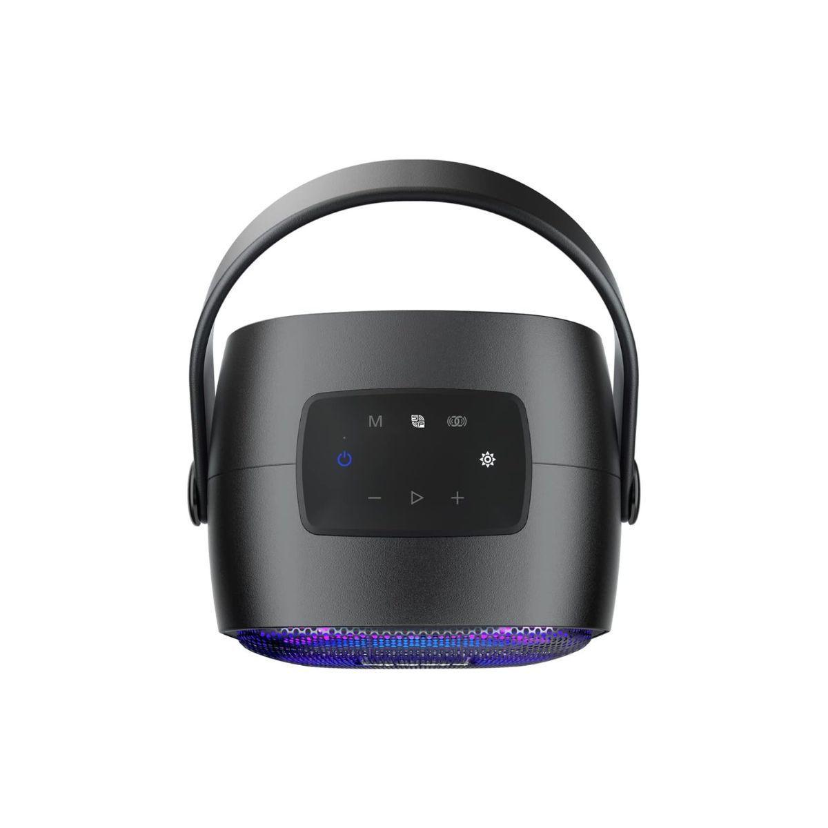 Tronsmart Parlante Portátil Halo 110 con Micrófono e Iluminación Negro-1