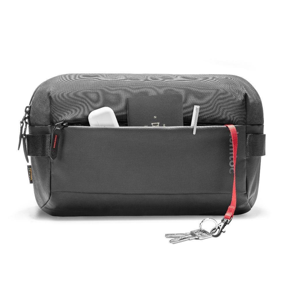 Tomtoc Bolso Sling Minimalista Urban para iPad 11''- Negro-6