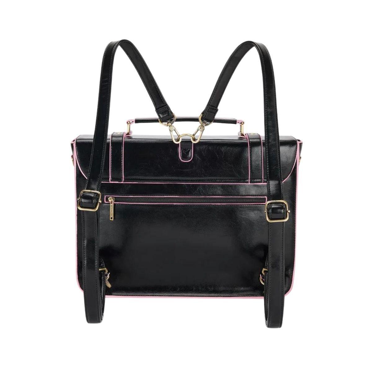 Ecosusi Maletín y Mochila Emily para Notebook 15,6” - Negro-6