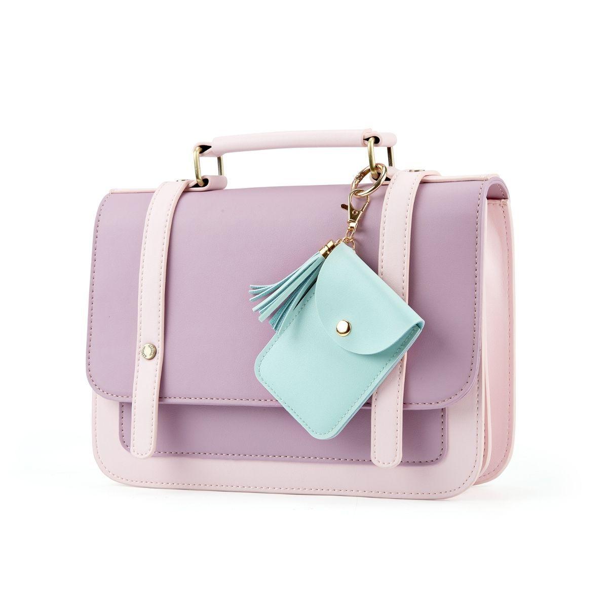 ECOSUSI Llavero de pulsera con billetera - Verde Menta-4