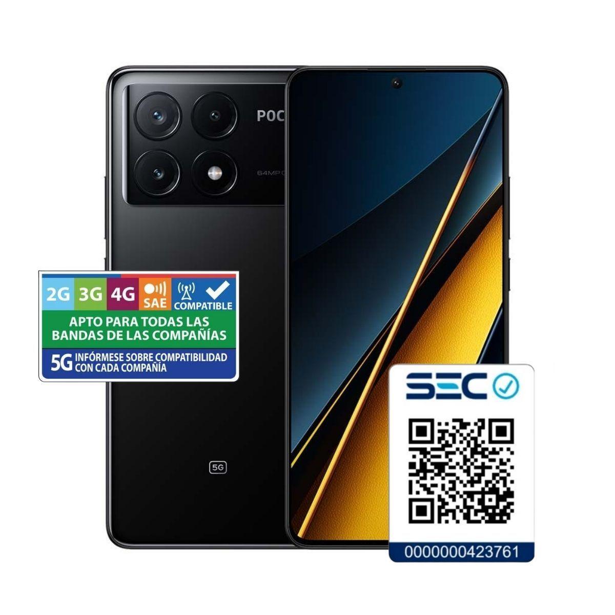 Xiaomi POCO X6 PRO 5G 8GB+256GB Negro-1