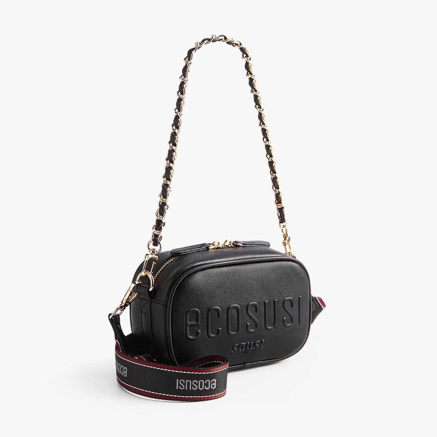 Ecosusi Mini Bandolera Cruzada Zoe de 1.2L Negro-1
