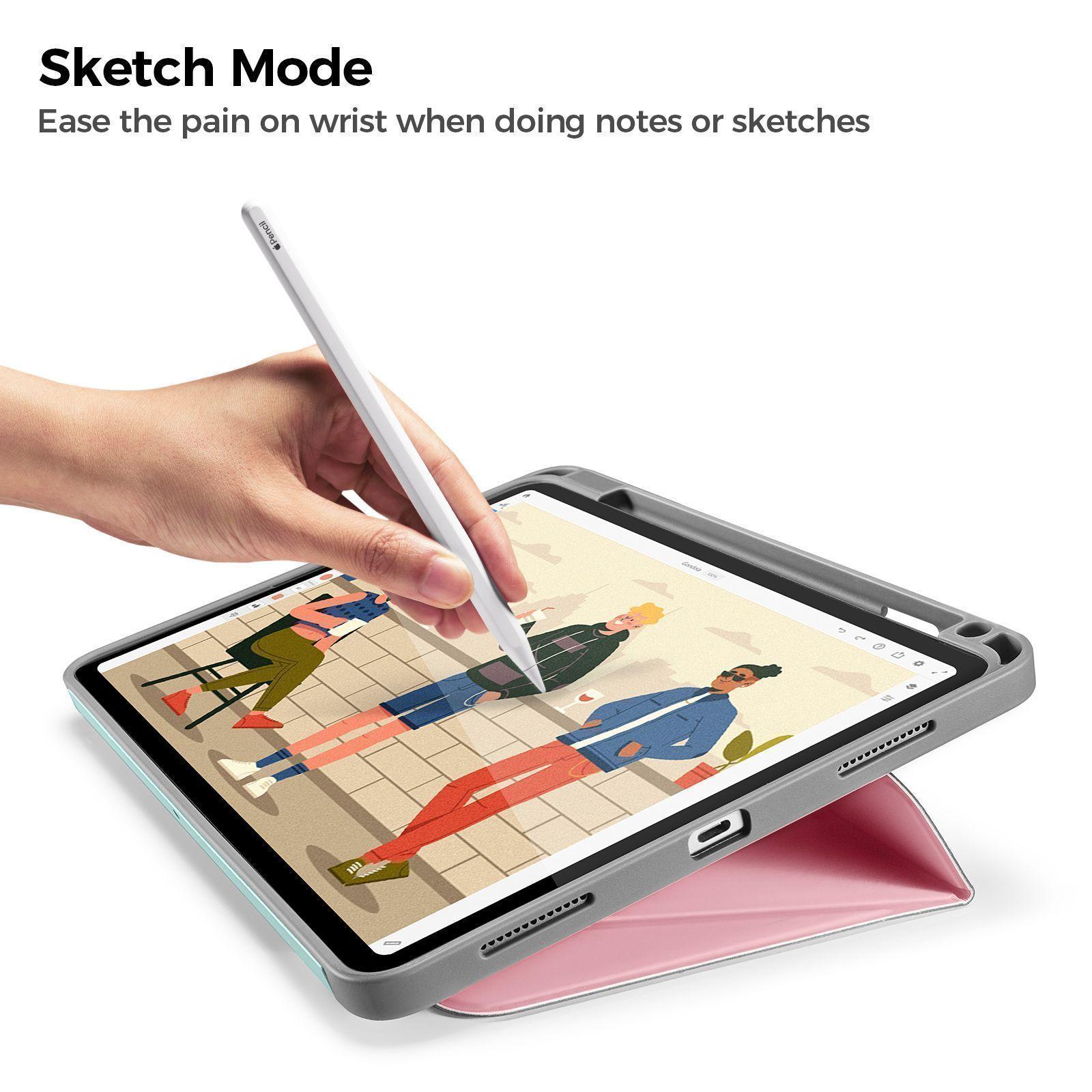 Tomtoc Funda  vertical para iPad Pro 11"- Sakura-2