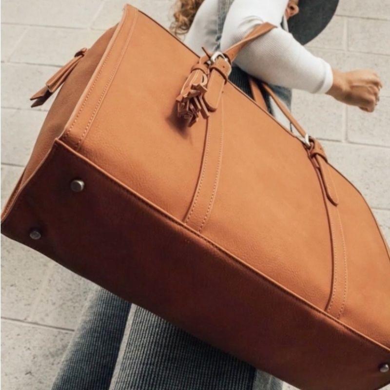 ECOSUSI Bolsa Oficina para notebook 15.6'' Gran Capacidad- Marrón-4