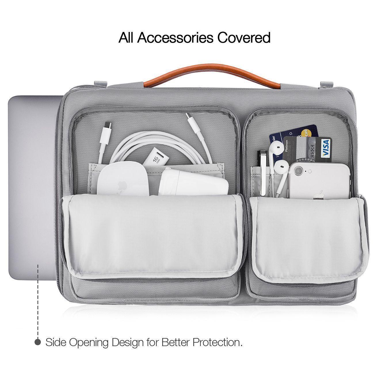 Bolso De Hombro A42 Notebook/macbook 13''- Gris-1