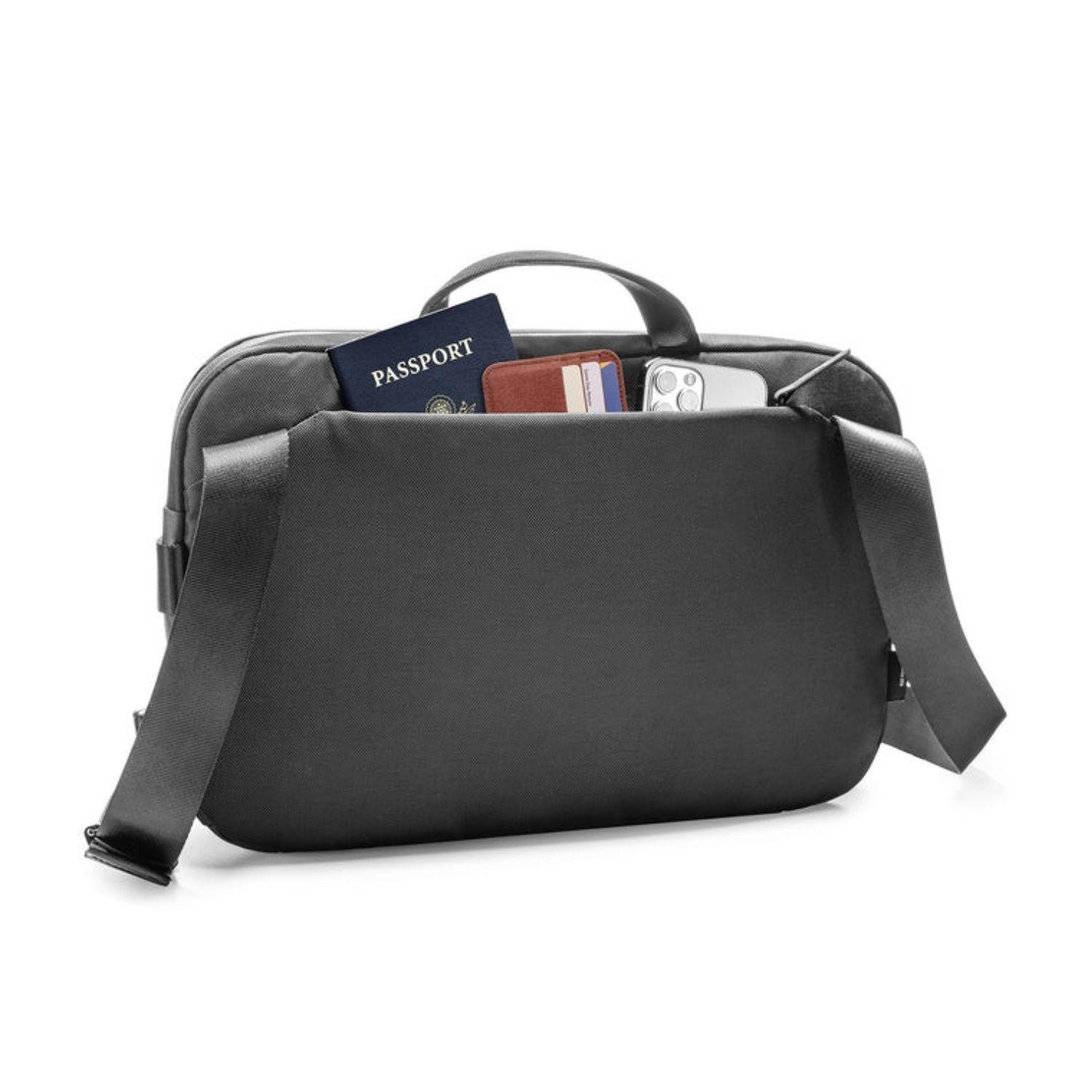 Tomtoc Bolso Sling Compacto Explorer-T21 Grande 10L para 13" - Negro-3
