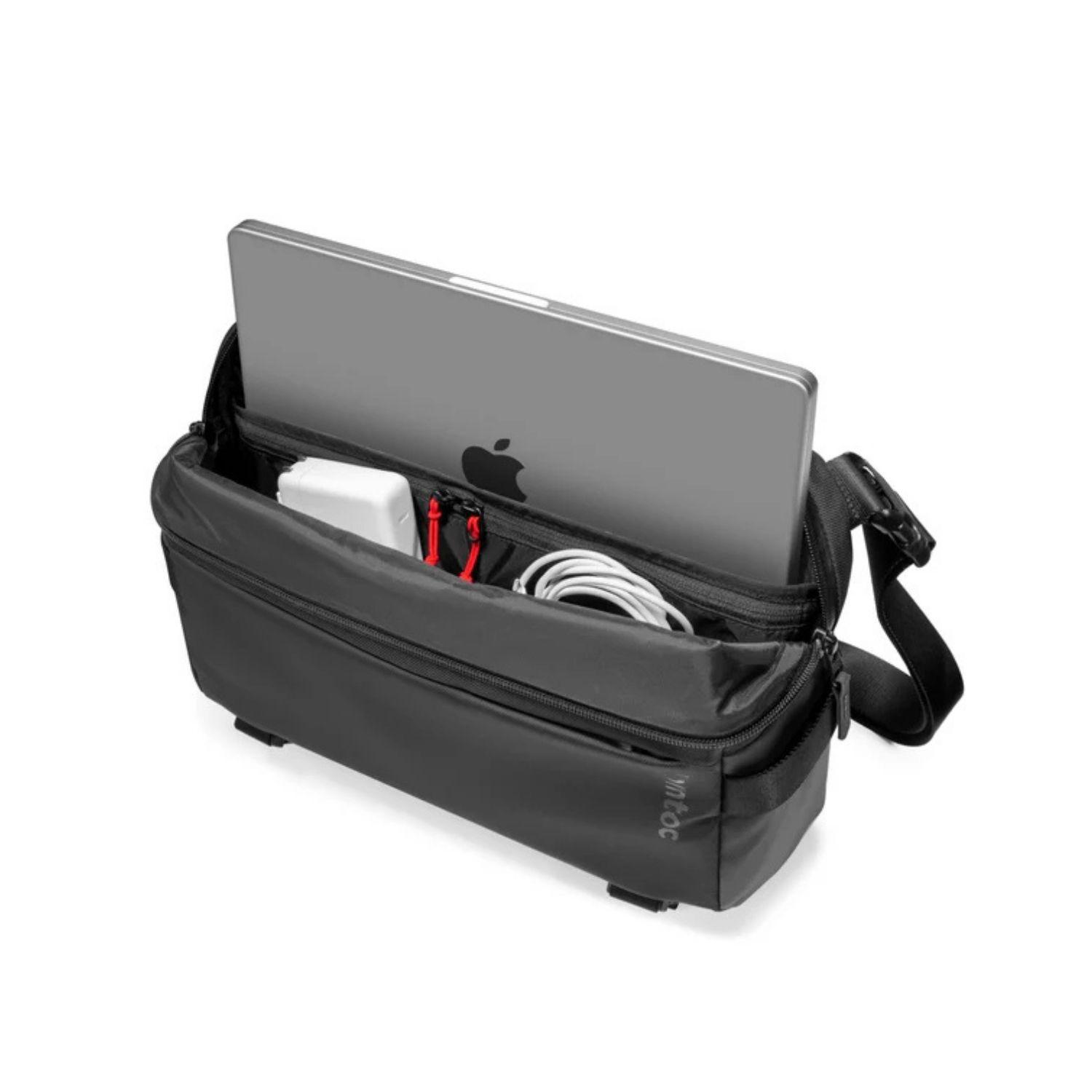 Tomtoc Bolso Sling Compacto Explorer-T21 Grande 10L para 13" - Negro-4