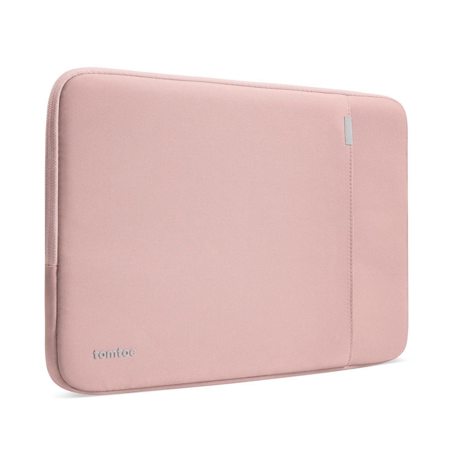 Tomtoc Funda Defender-A13 para MacBook Pro de 14" Rosado-0