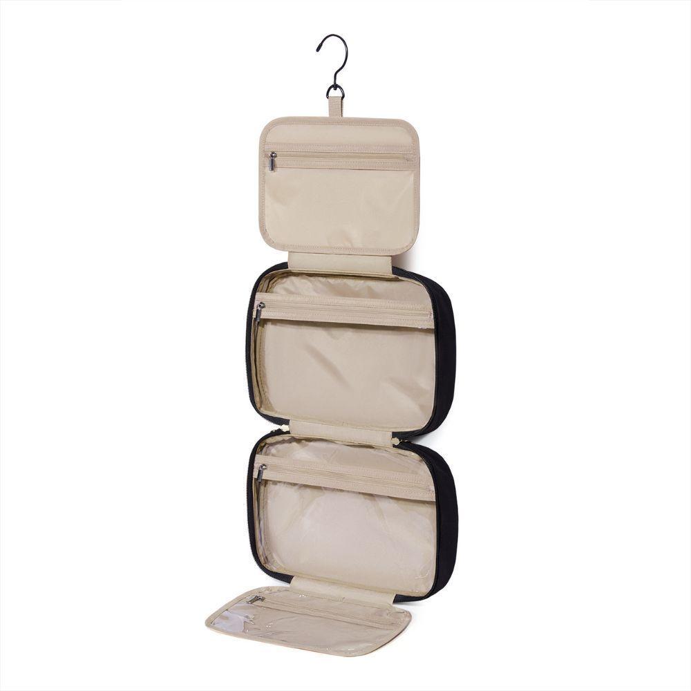 Bagsmart - Neceser de aseo para colgar más bolsa de cosmeticos - Negro-4