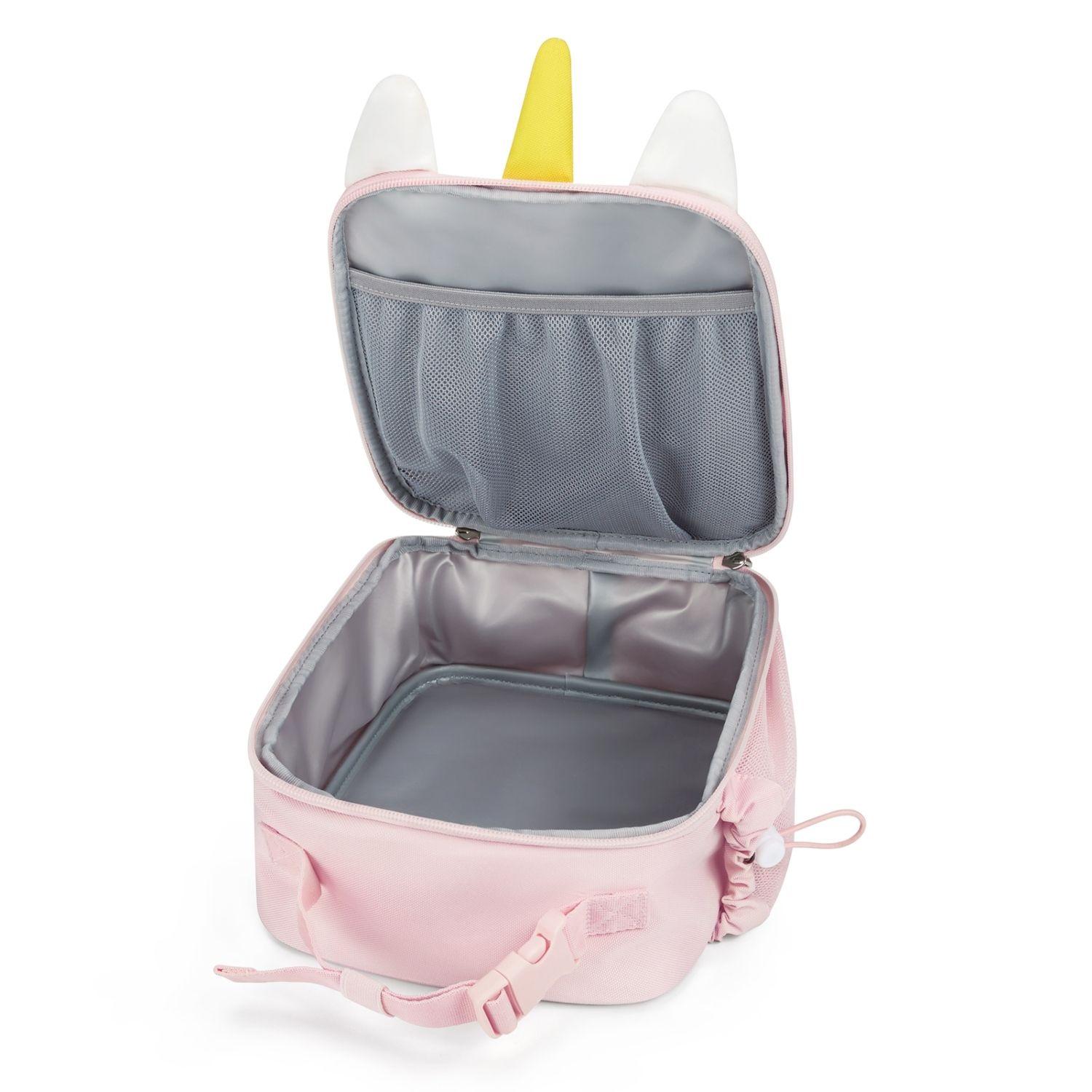 Tourit Lonchera Térmica Kids 5.5L Infantil Impermeable Rosado Unicornio-2