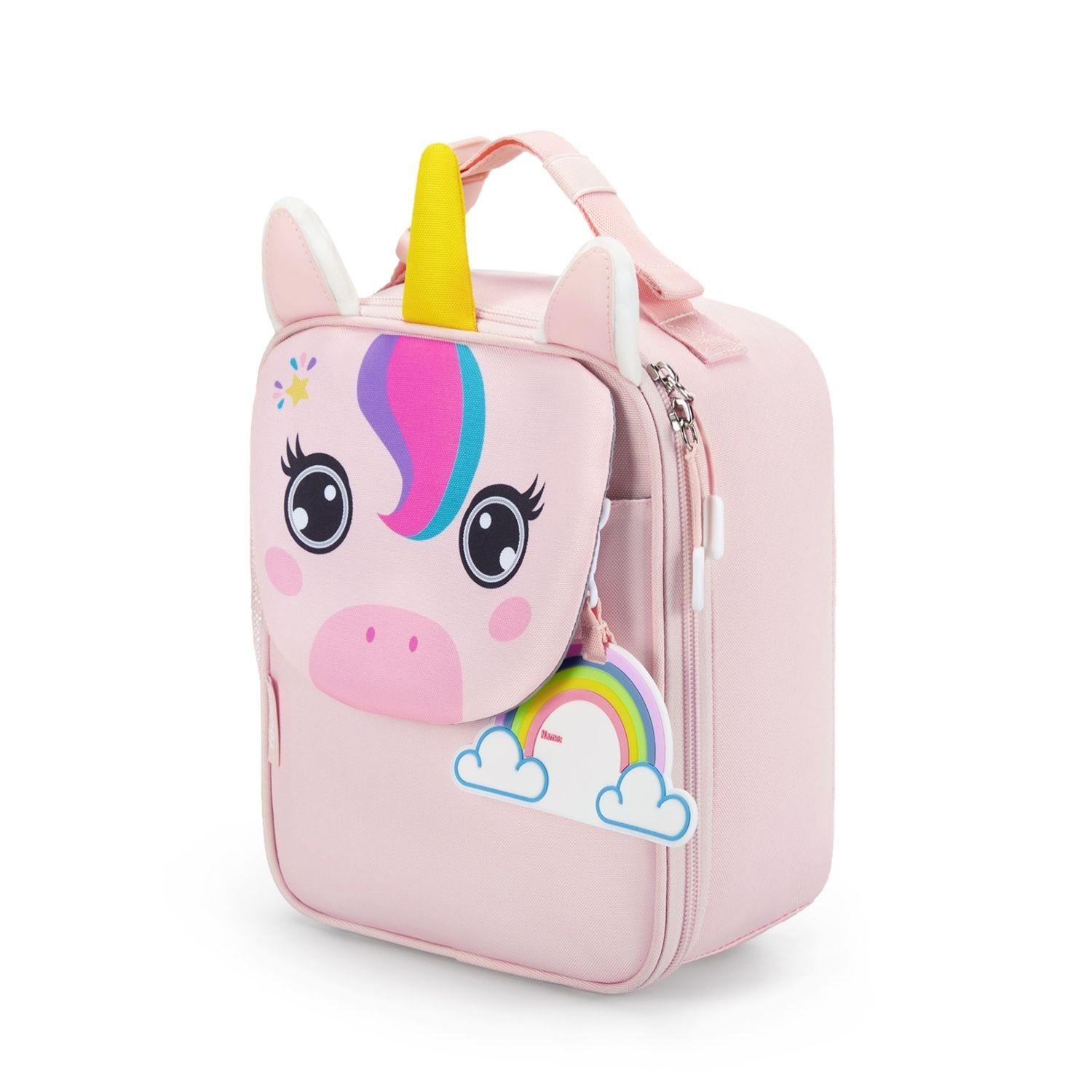 Tourit Lonchera Térmica Kids 5.5L Infantil Impermeable Rosado Unicornio-6