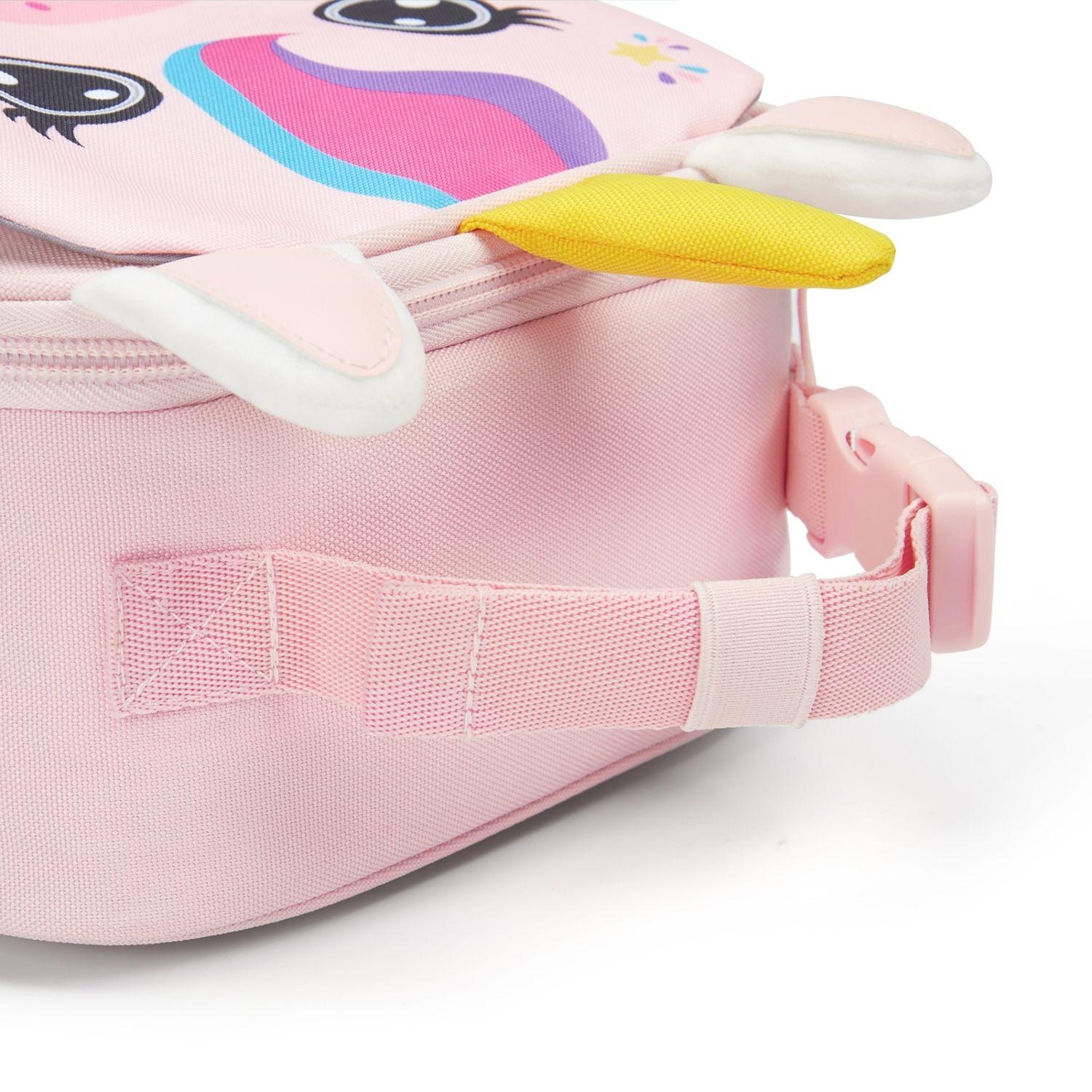 Tourit Lonchera Térmica Kids 5.5L Infantil Impermeable Rosado Unicornio-8