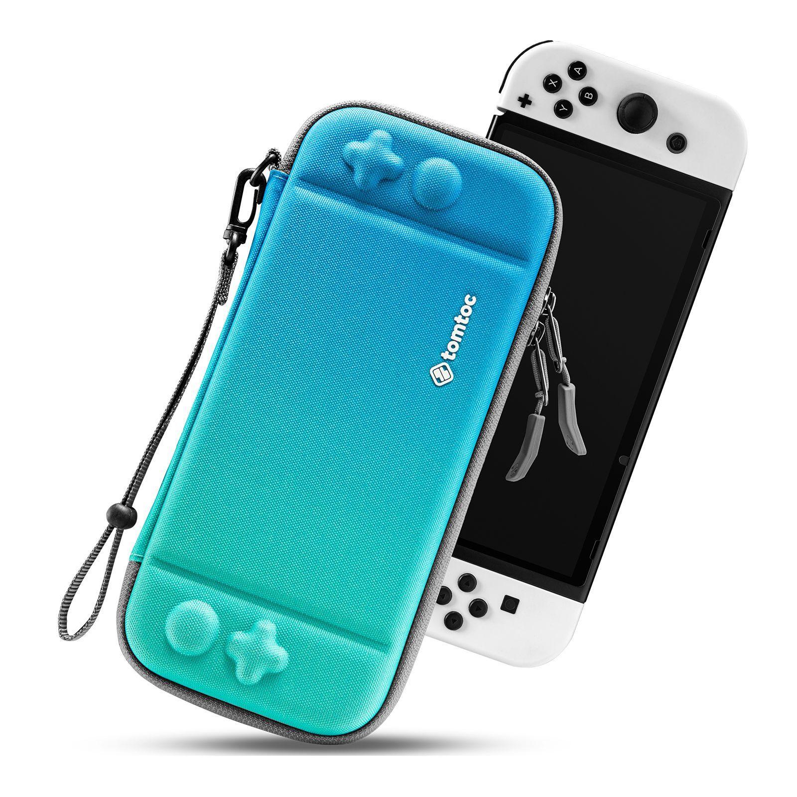Tomtoc Estuche Ligero Para Nintendo Switch OLED - Azul Cielo-0