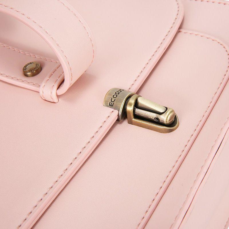 Ecosusi Mochila y Maletín con Lazo Removible Summer Garden Romance para 14" - Rosado-7