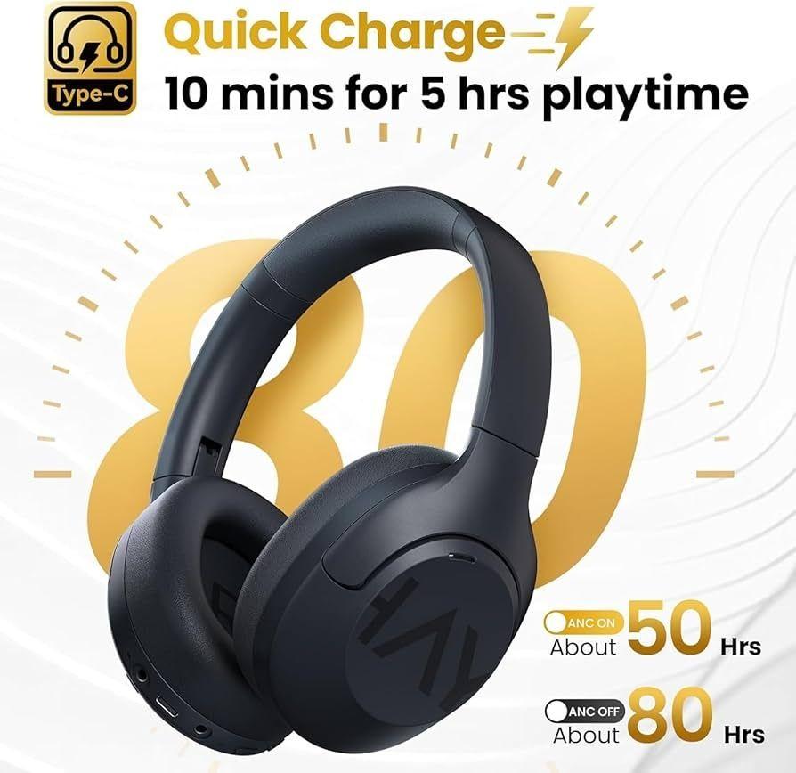 Haylou S30 Audífonos Inalámbricos Bluetooth ANC Hi-Res Azul-4