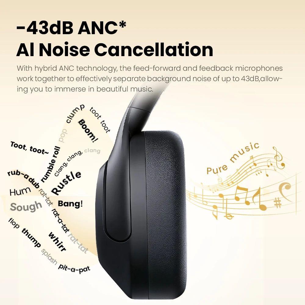 Haylou S30 Audífonos Inalámbricos Bluetooth ANC Hi-Res Azul-6