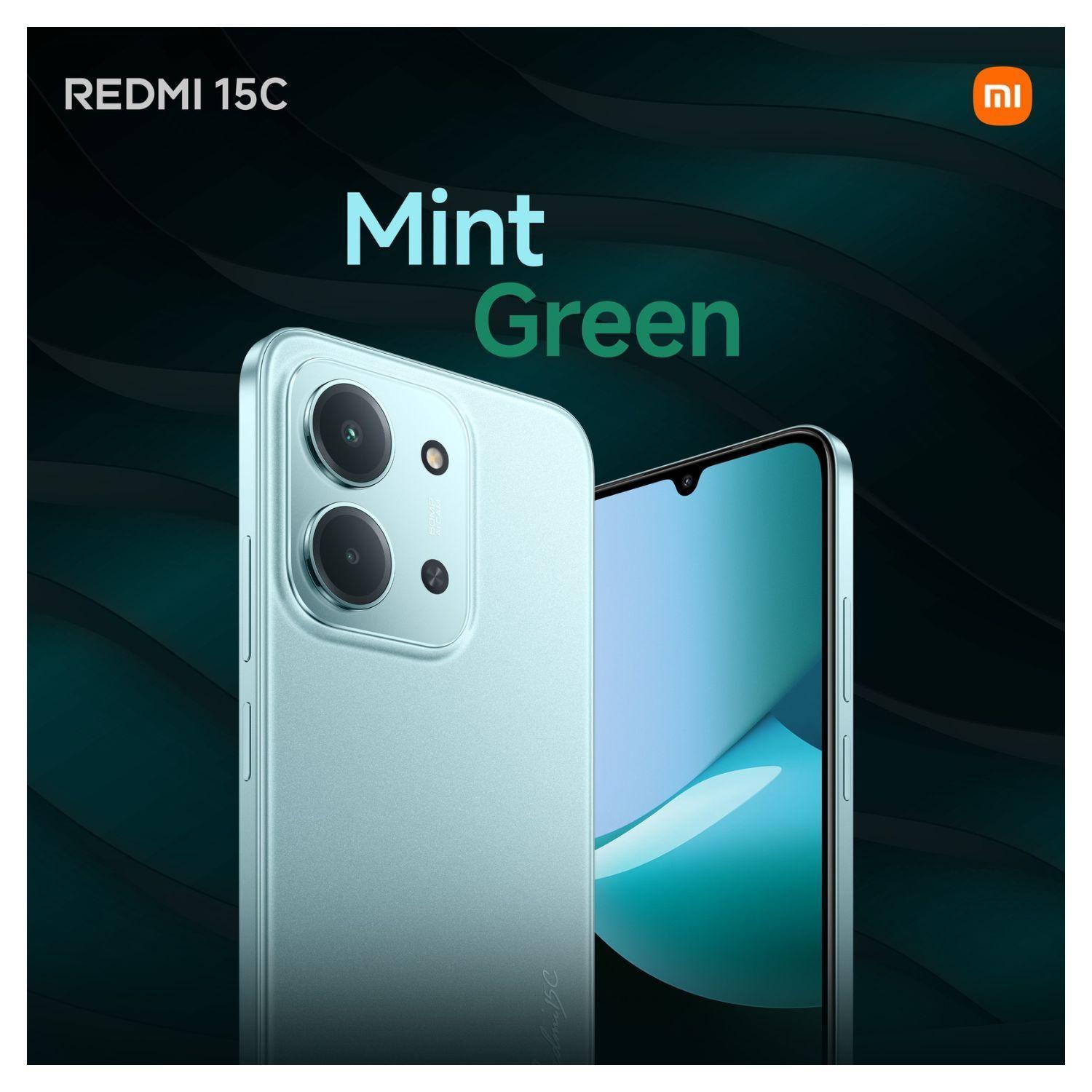 Xiaomi Redmi 15C 4G LTE 4GB 256GB Verde Menta-3