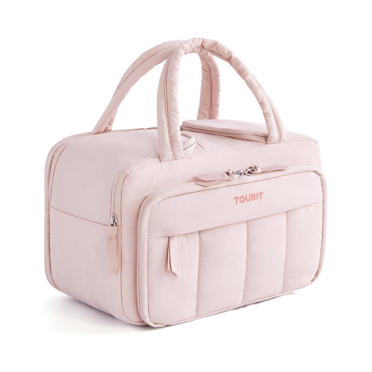 Tourit Lonchera Térmica Puffy 8.5L Hielo Reusable Rosa Claro-0