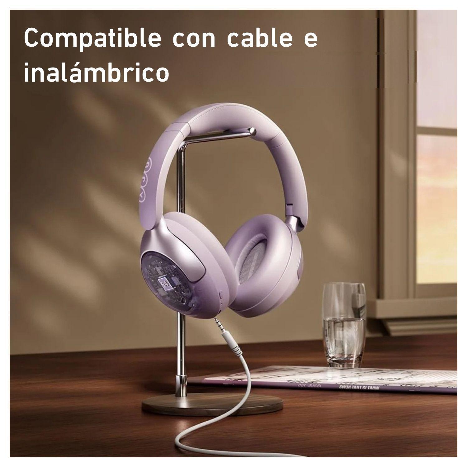 QCY H3 Pro Audifonos Bluetooth Inalámbricos ANC Morado-6