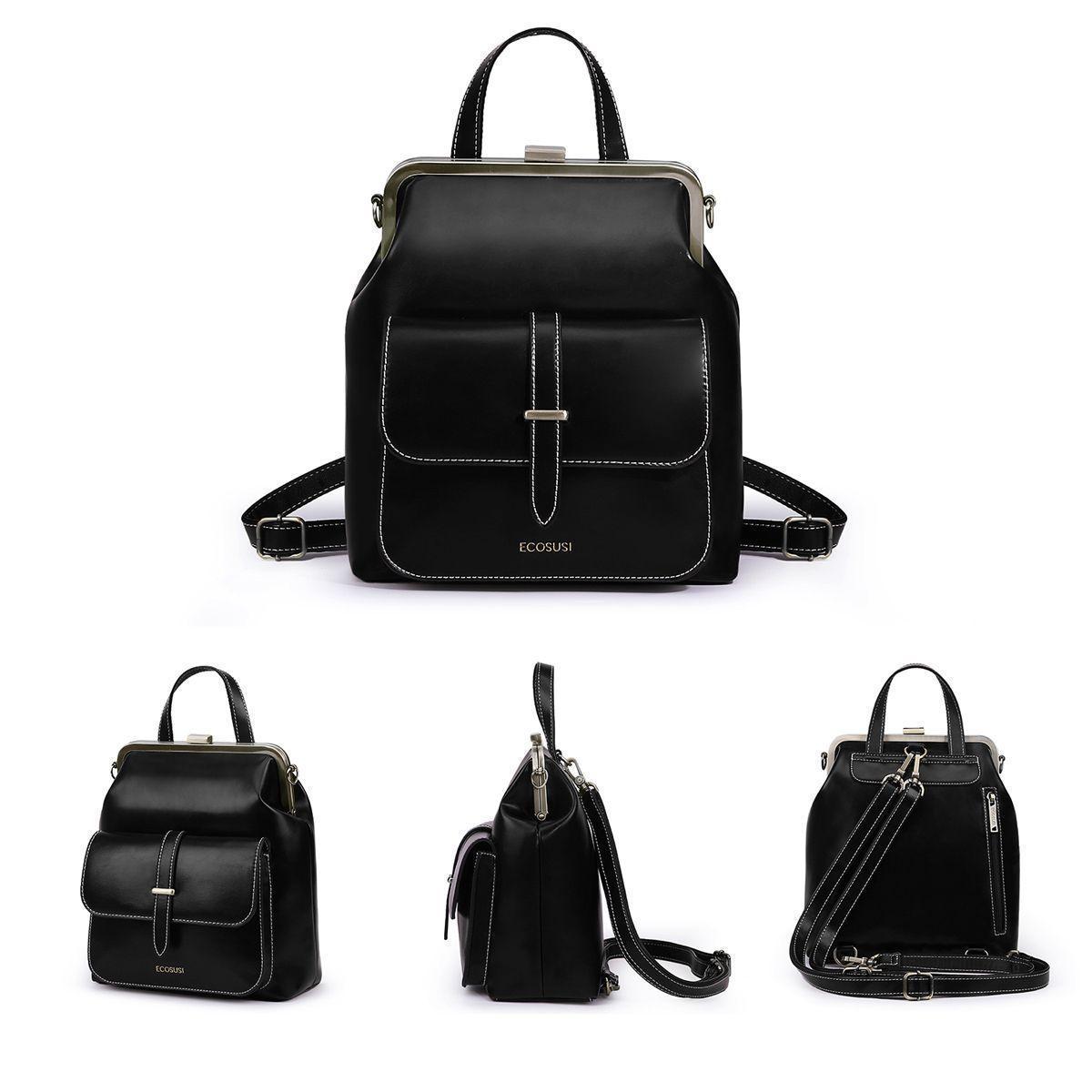 Ecosusi Mochila & bolso casual SHORTY - negro-4